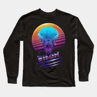 Cyberpunk Bison Long Sleeve T-Shirt